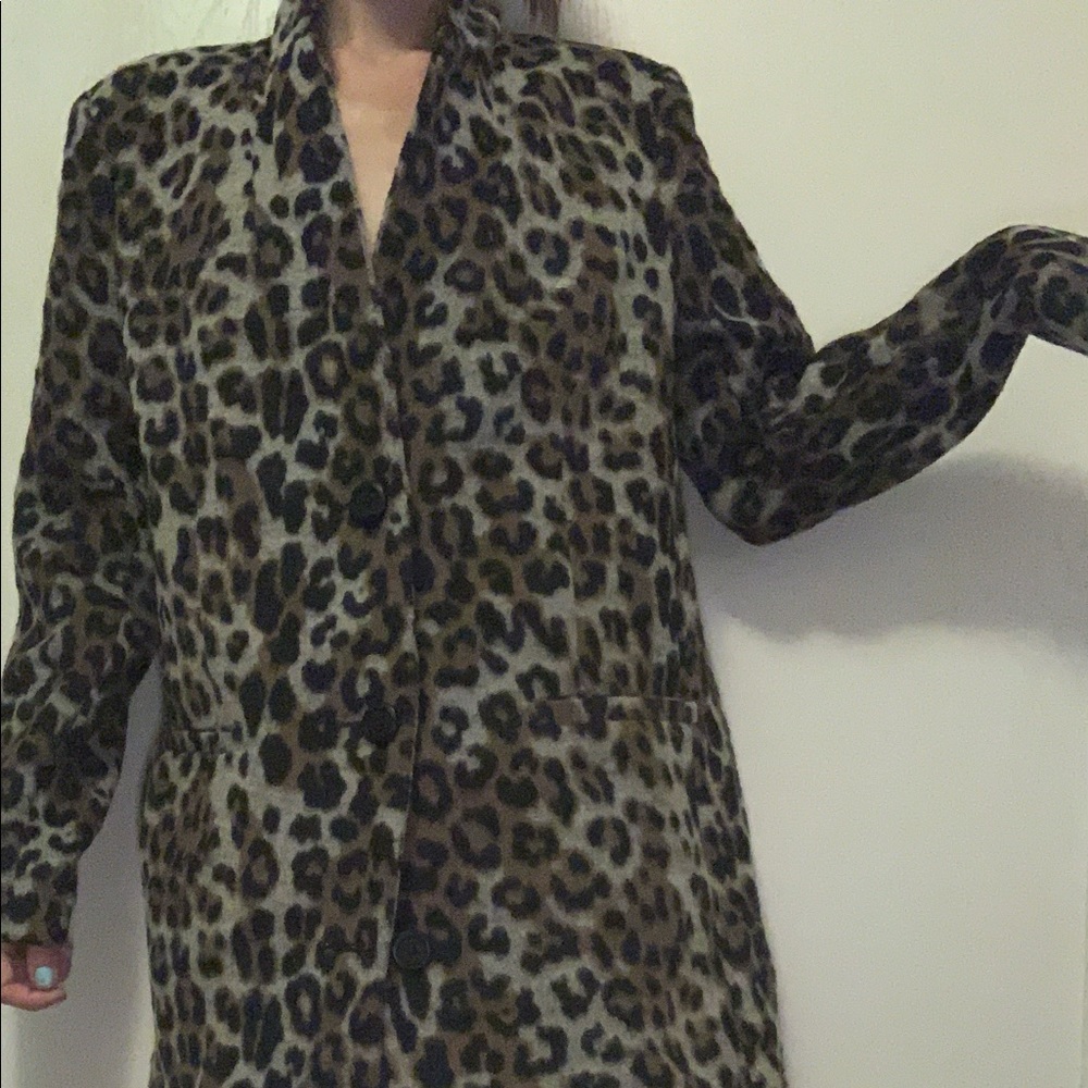 Leopard Blazer